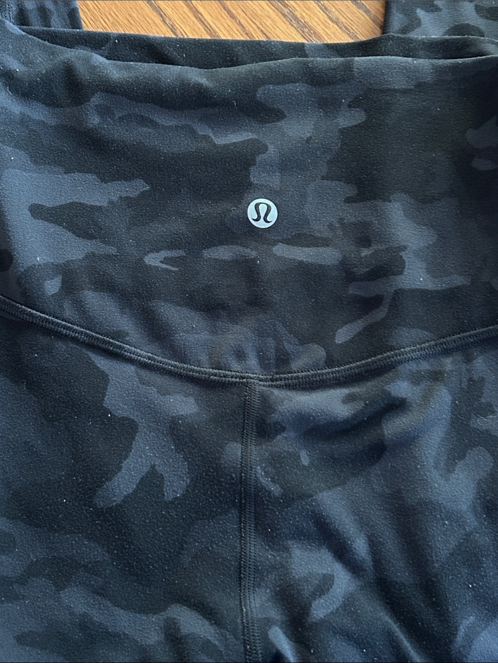 lululemon athletica Black Camo Leggings
